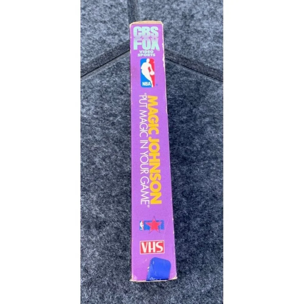 Vintage NBA Magic Johnson put magic in your game VHS tape 1989 vhs sports